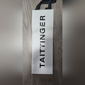 Taittinger White Gift Bag